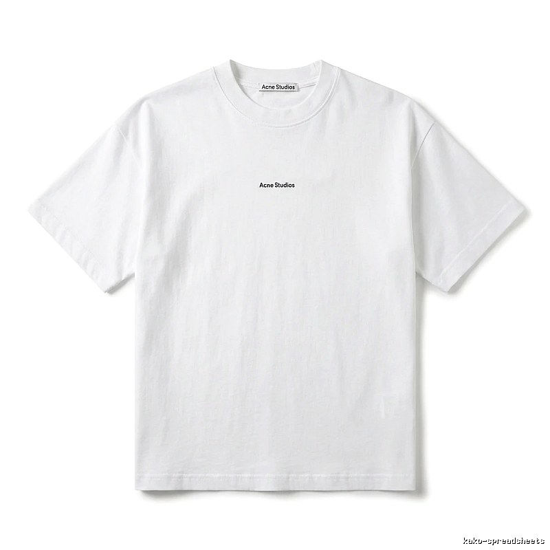 Acne Studios minimalist style white T-shirt