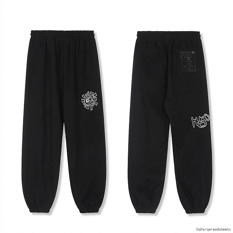 ADWYSD Printed Trendy Black Pants