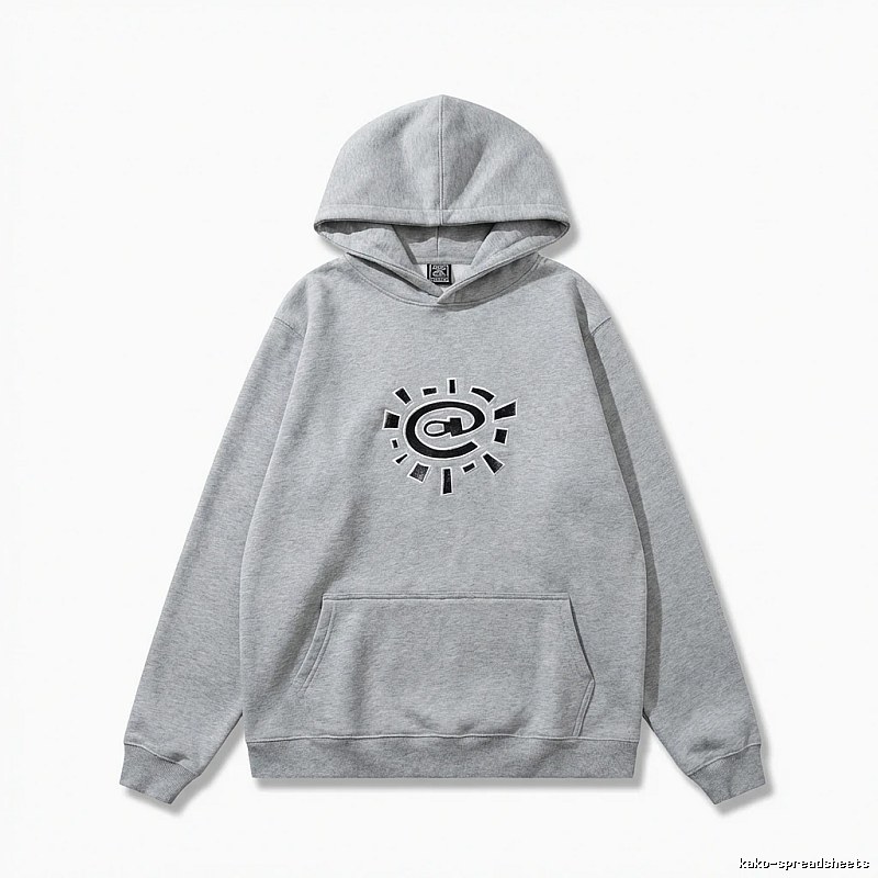 ADWYSD trendy brand gray hoodie