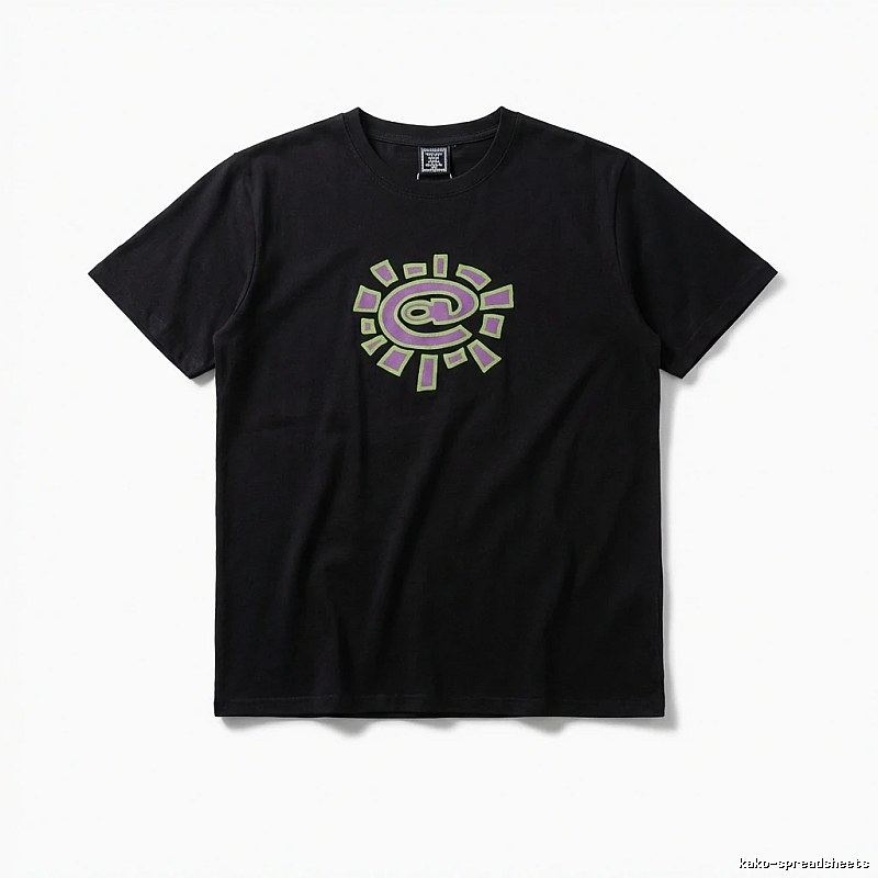 ADWYSD Trendy Brand Printed Black T-shirt