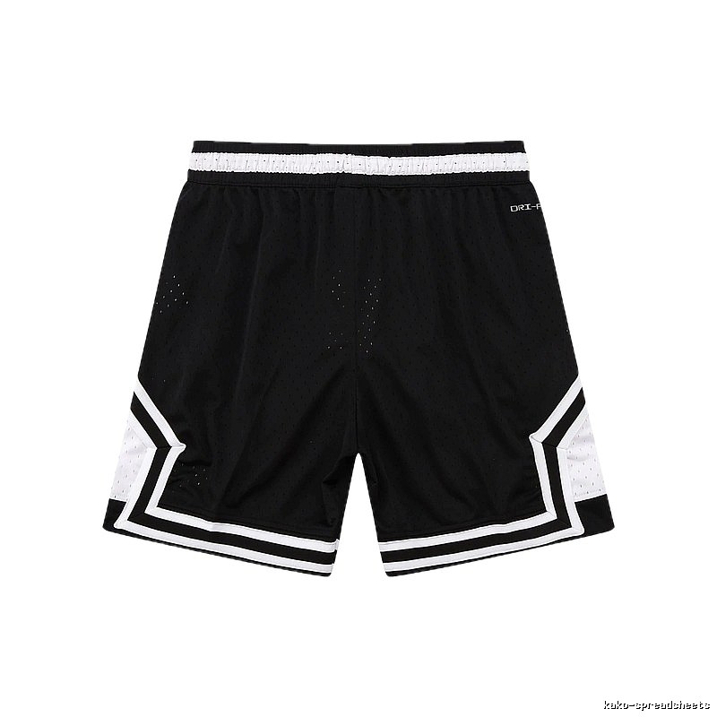 AJ Sporty Black and White Shorts