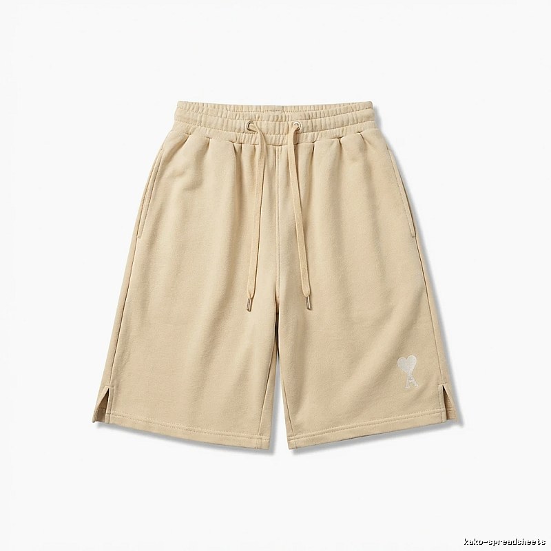 AMI casual style khaki shorts
