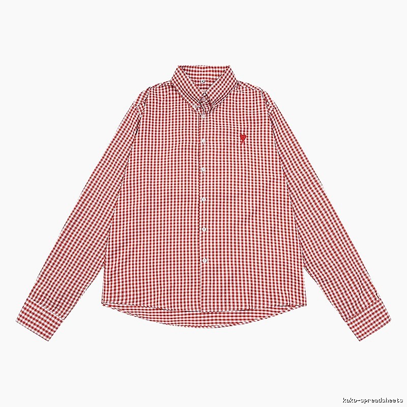 AMI checkered retro-style shirt