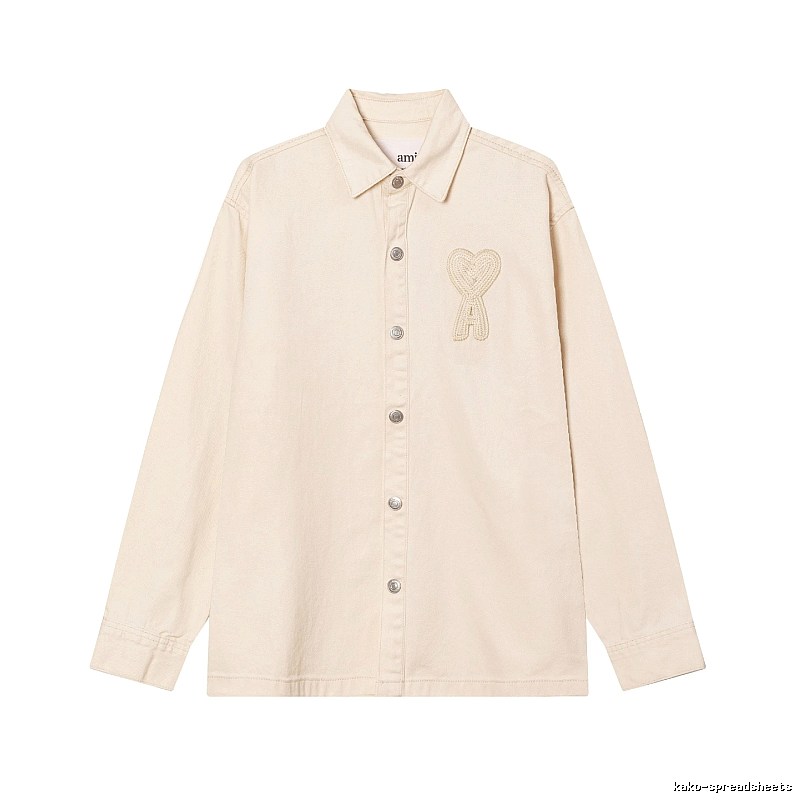 AMI Embroidered Love Style Shirt