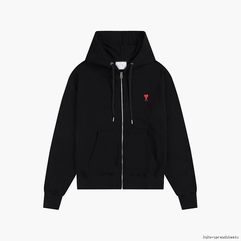 AMI Love Trend Brand Black Hoodie