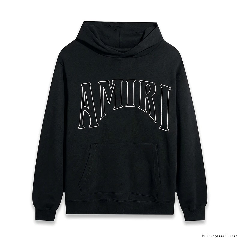 AMIRI Alphabet Style Black Sweatshirt