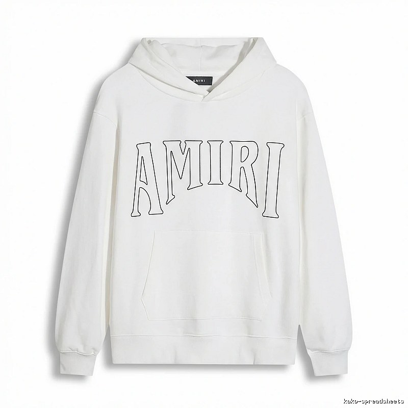 AMIRI Alphabet Style White Sweatshirt