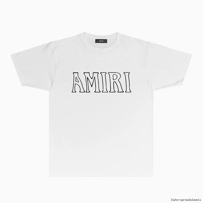 AMIRI Basic Style Simple White T-shirt