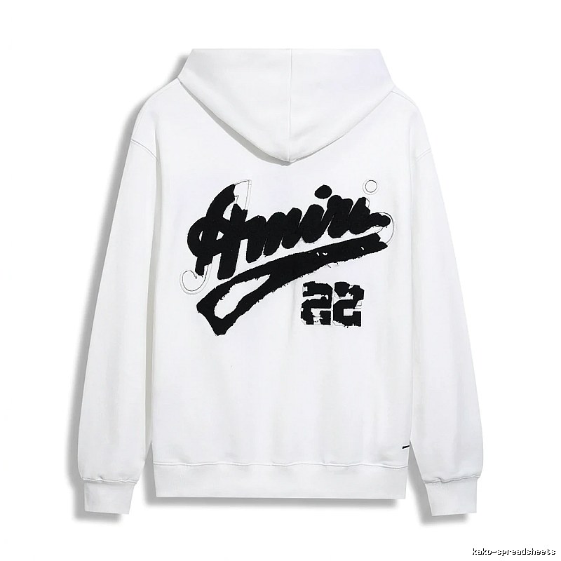 AMIRI Graffiti Style White Sweatshirt