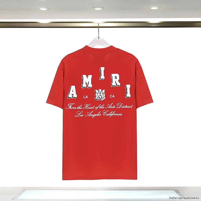 Amiri Lightweight Graphic T-shirt White Blue Amiri for Gift Ideas