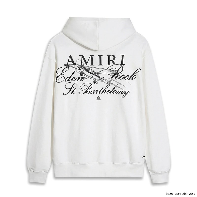 AMIRI Printed Casual White Sweatshirt
