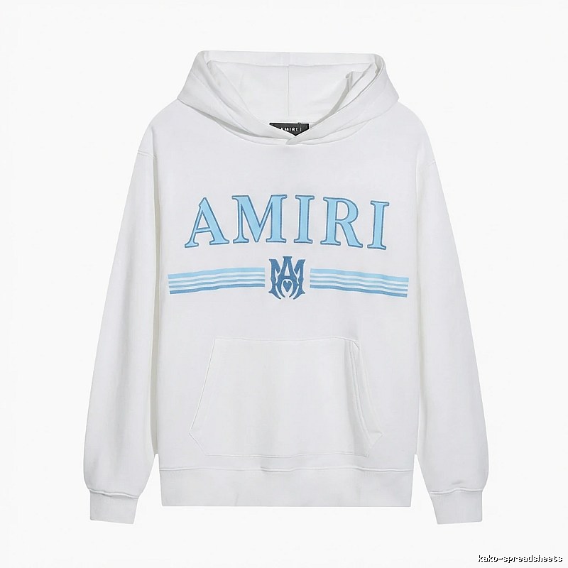 AMIRI simple style white hoodie