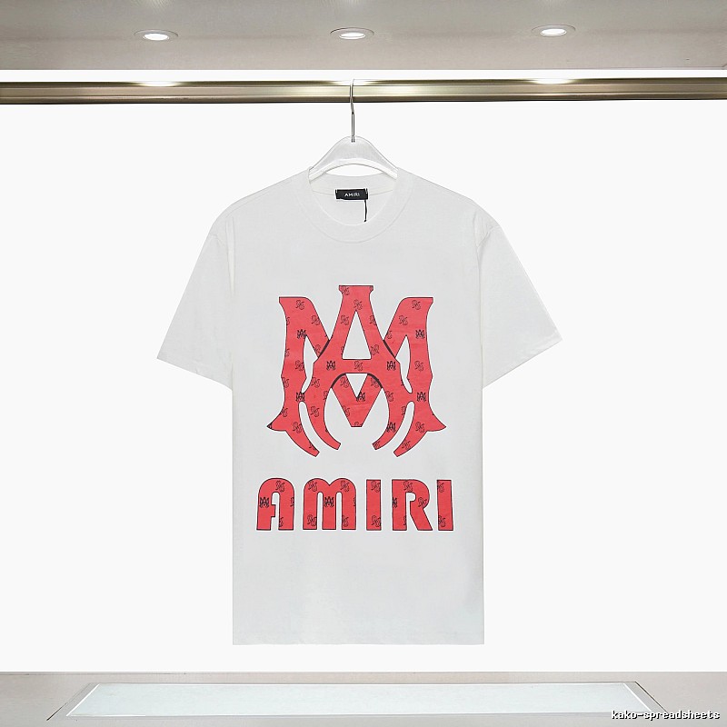 Amiri Weekend Graphic T-shirt White Blue Amiri for Weekend Wear
