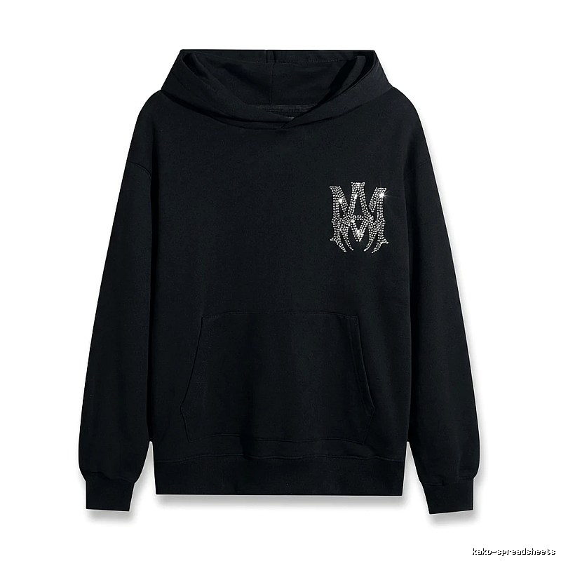 AMIRI's trendy and cool black hoodie