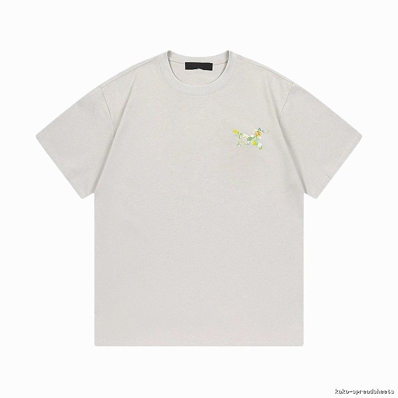 Arc'teryx Casual Light Grey Floral Short-sleeve T-shirt