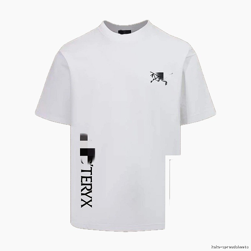 Arc'teryx Printed Outdoor Style White T-Shirt