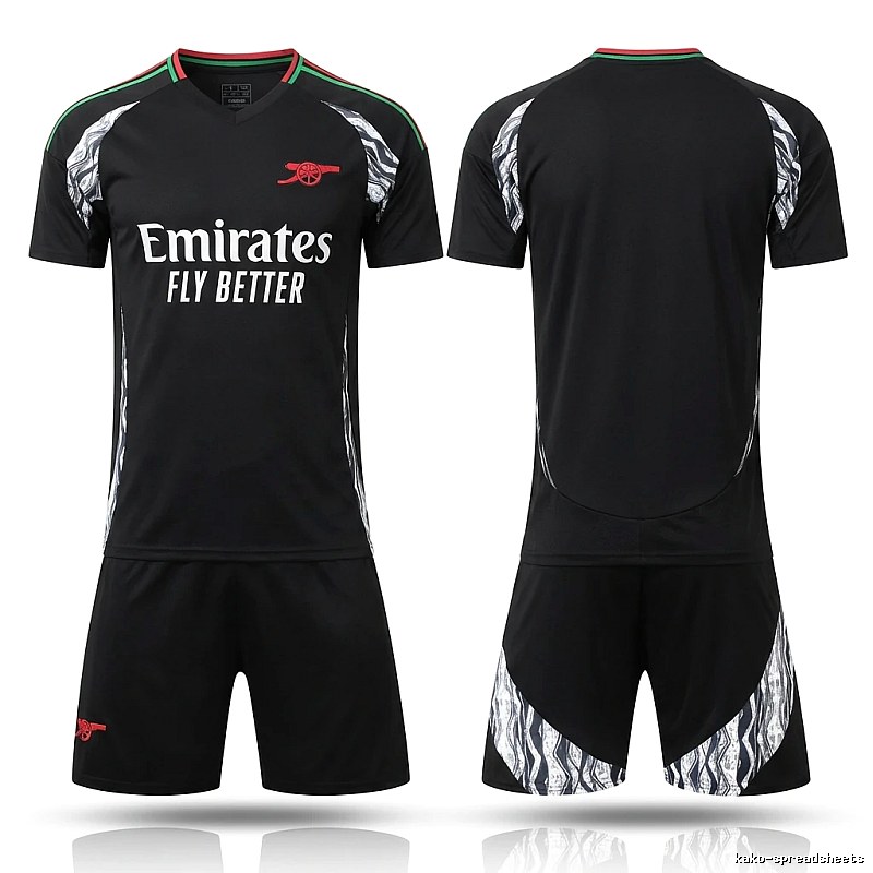Arsenal retro-style black jersey