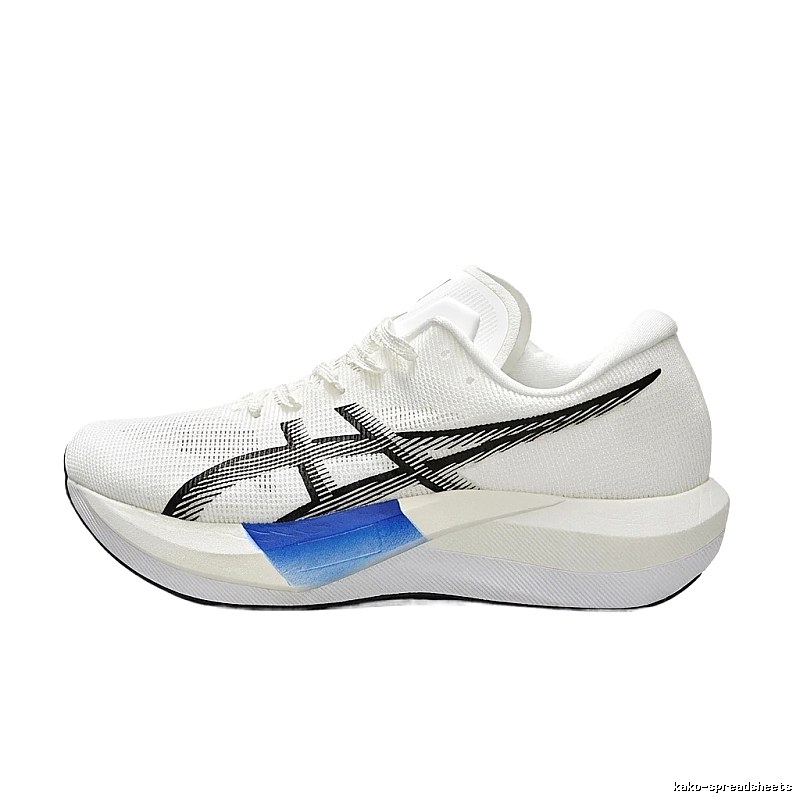 ASICS lightweight and fashionable white running shoes