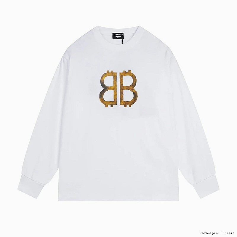 Balenciaga BB Print White T-shirt