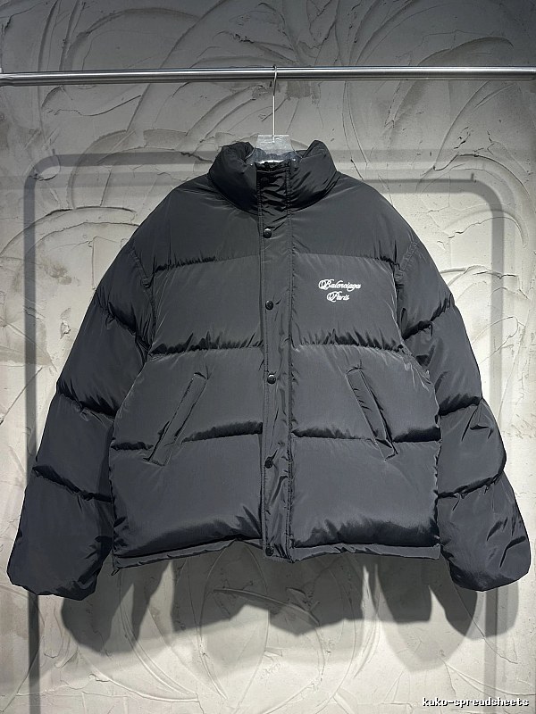 Balenciaga black down jacket