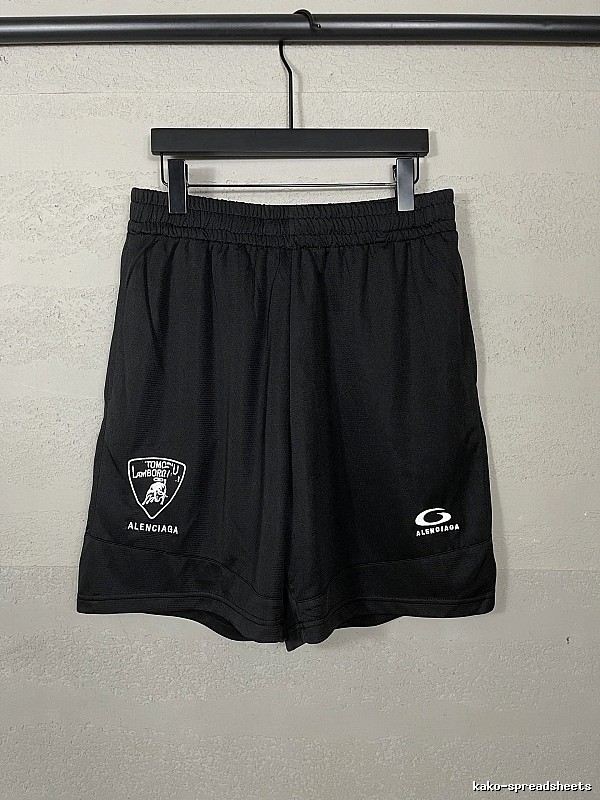 Balenciaga casual style black shorts