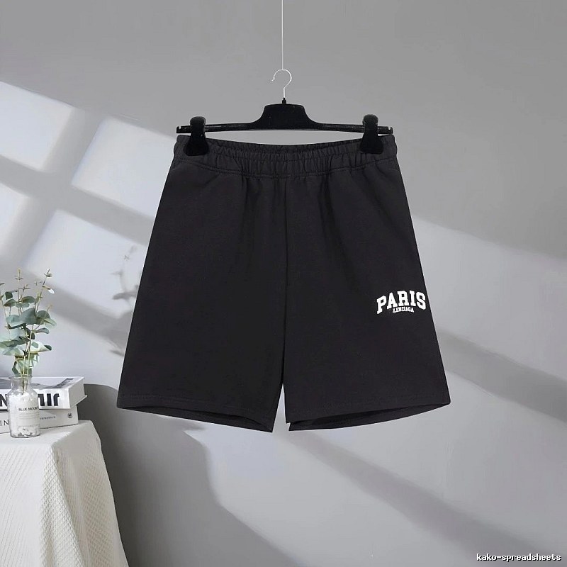 Balenciaga casual style black shorts
