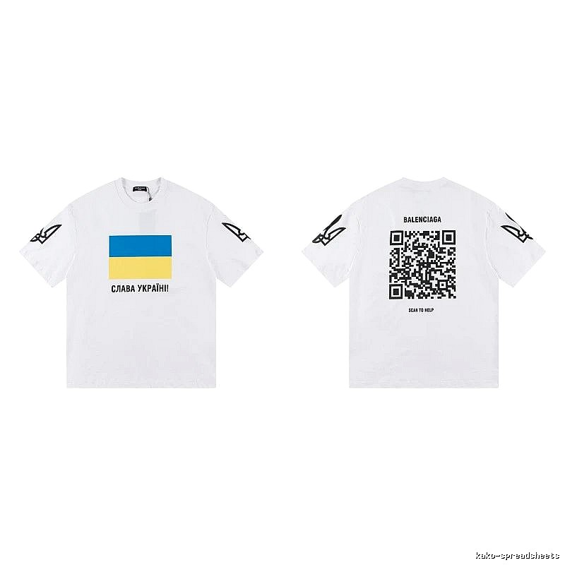 Balenciaga Charity Limited Edition Street Style White T-Shirt