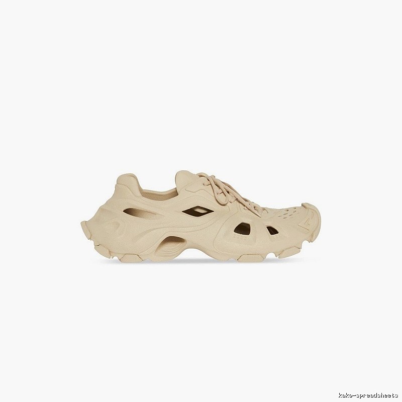 Balenciaga Cream Slip-on Shape Beige Mule Sneaker for Photo Ready Styling