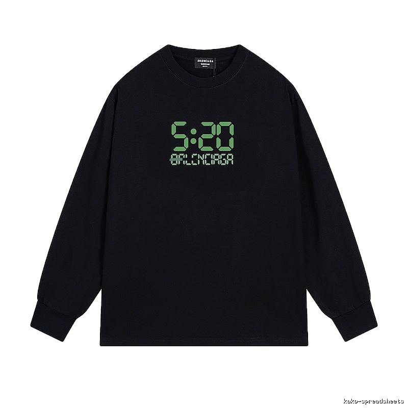 Balenciaga digital style black sweatshirt