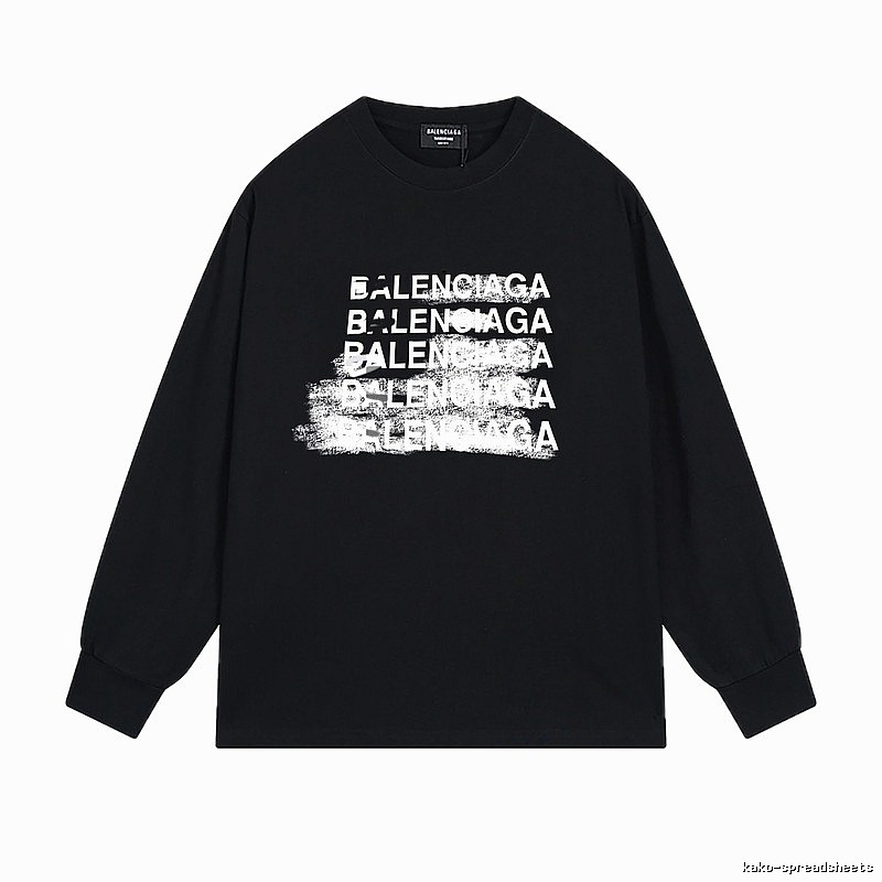 Balenciaga graffiti-style black T-shirt