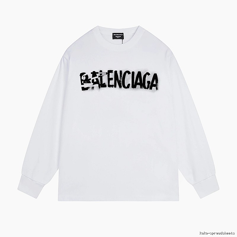 Balenciaga graffiti-style white T-shirt