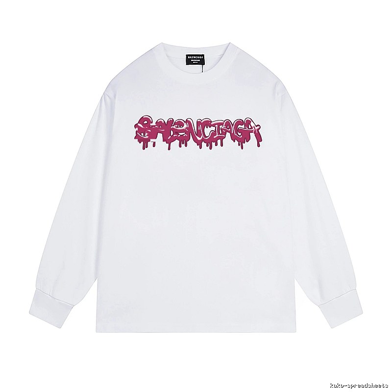 Balenciaga graffiti-style white T-shirt