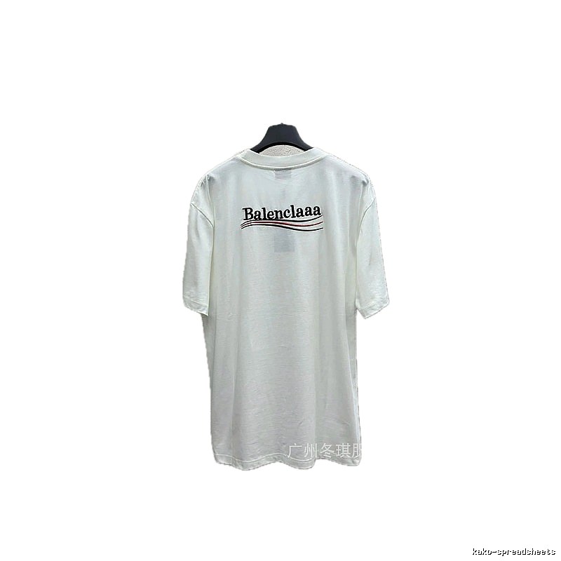 Balenciaga minimalist style white T-shirt