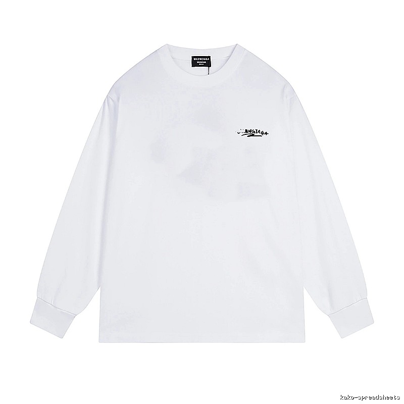 Balenciaga minimalist style white T-shirt