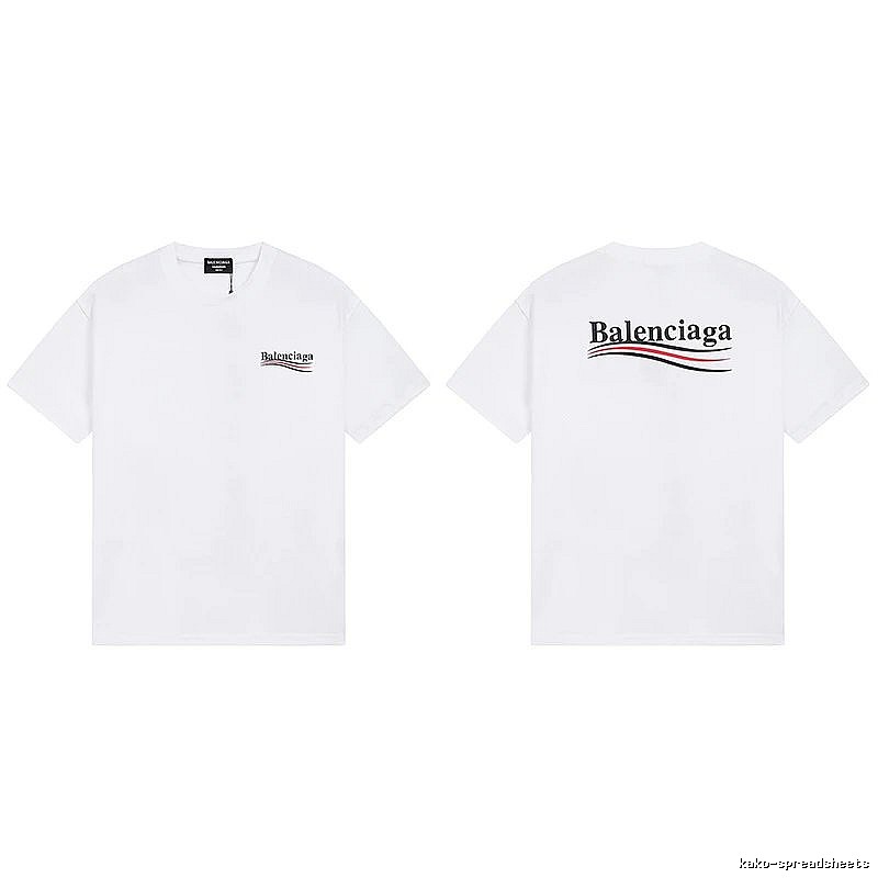 Balenciaga minimalist style white T-shirt