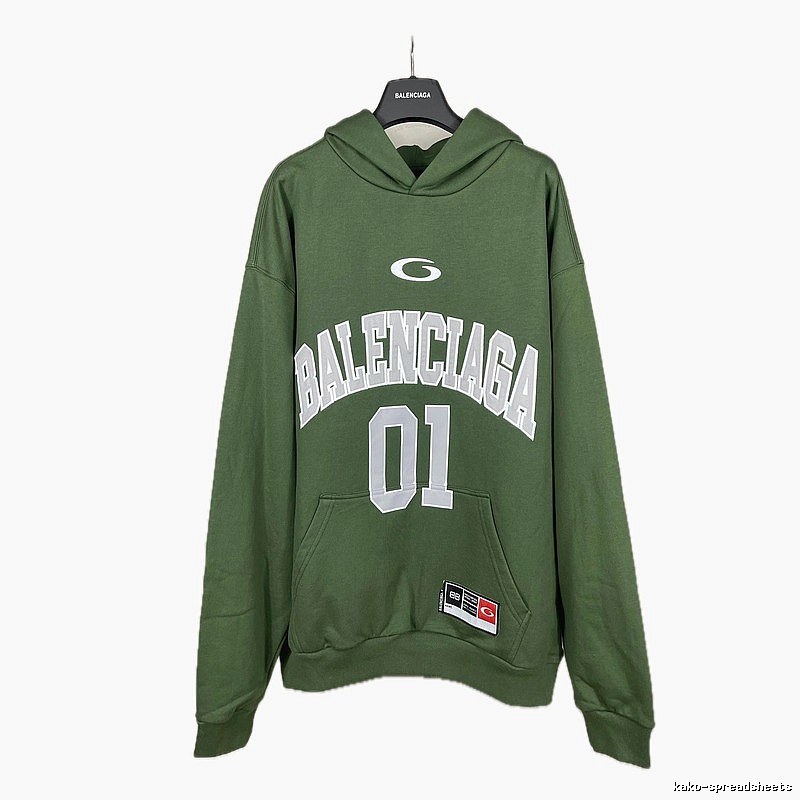 Balenciaga sporty green sweatshirt