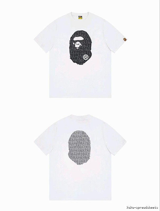 Bape Ape Head Simple White T-shirt