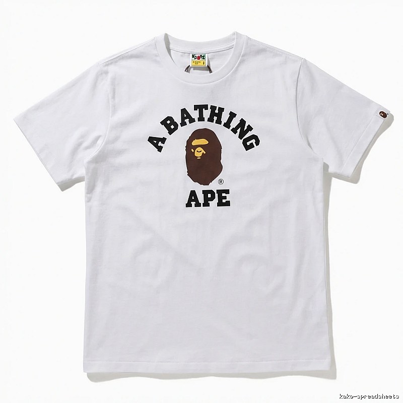 Bape Ape Head Simple White T-shirt