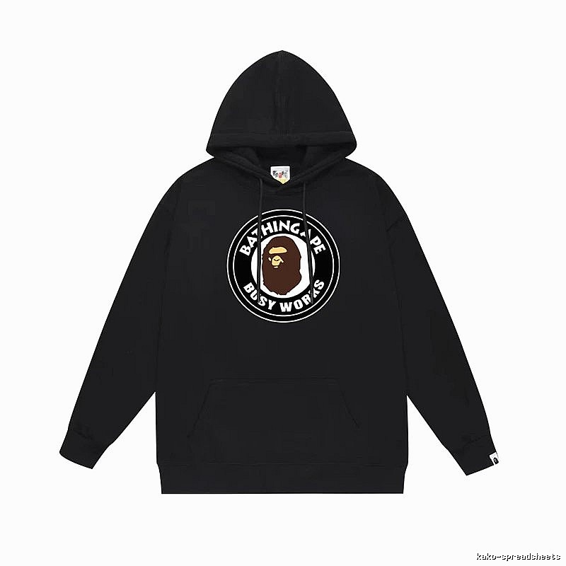 Bape Ape Head Trendy Cool Black Hoodie