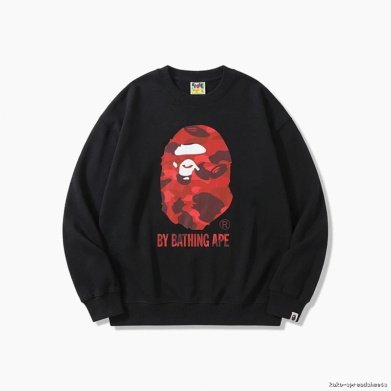 Bape camouflage style black sweatshirt