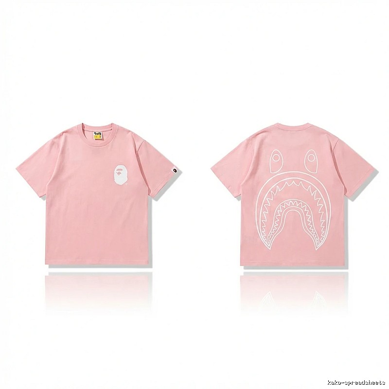Bape Shark Series Pink T-shirt