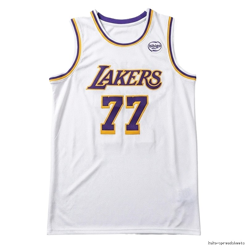 Bibigo Doncic-style white jersey