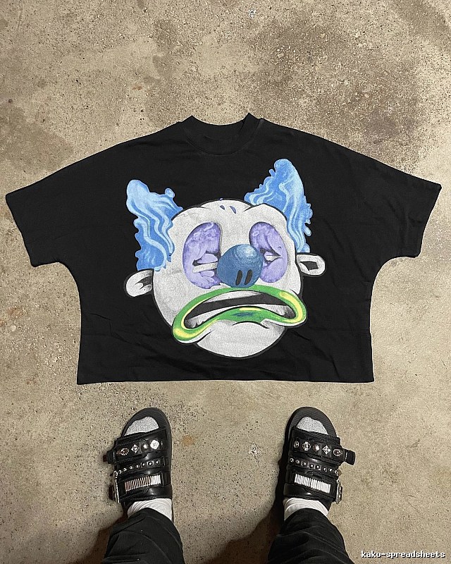 Billionaire Clown Style Black T-shirt