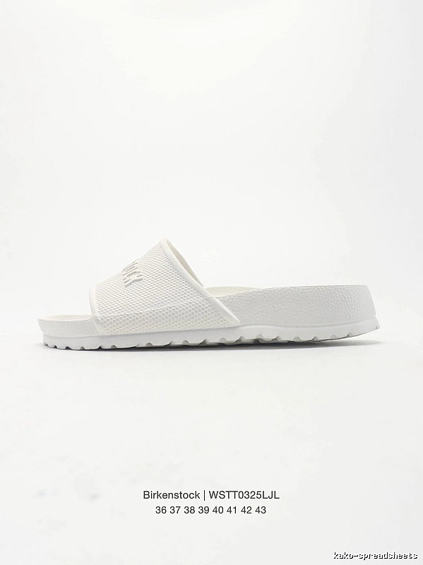 Birkenstock Minimalist Casual Style White Slide Sandals