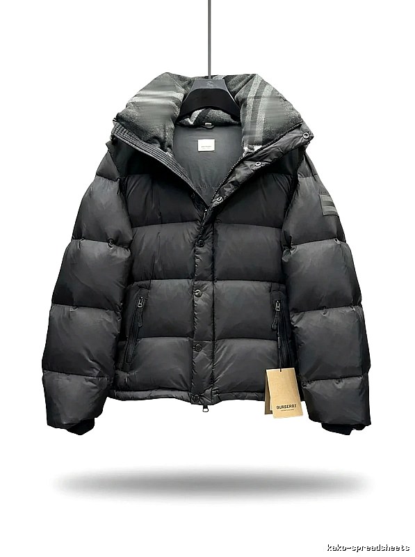 Black fashionable down jacket of Balenciaga