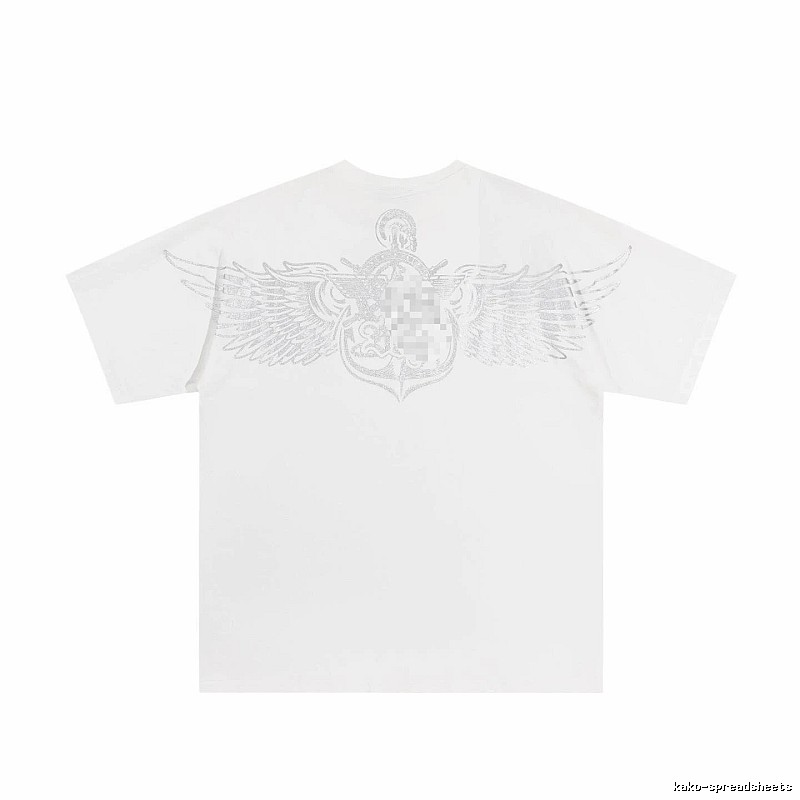 BOY Wing Print Street Style White T-Shirt
