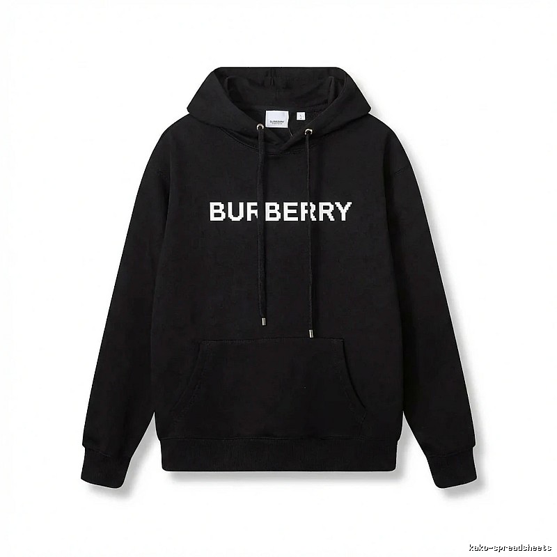 Burberry pixel-style black sweatshirt
