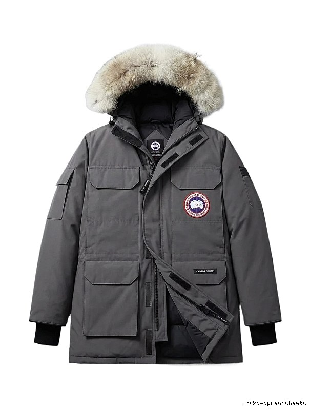 Canada Goose Parka Style Dark Grey Down Jacket