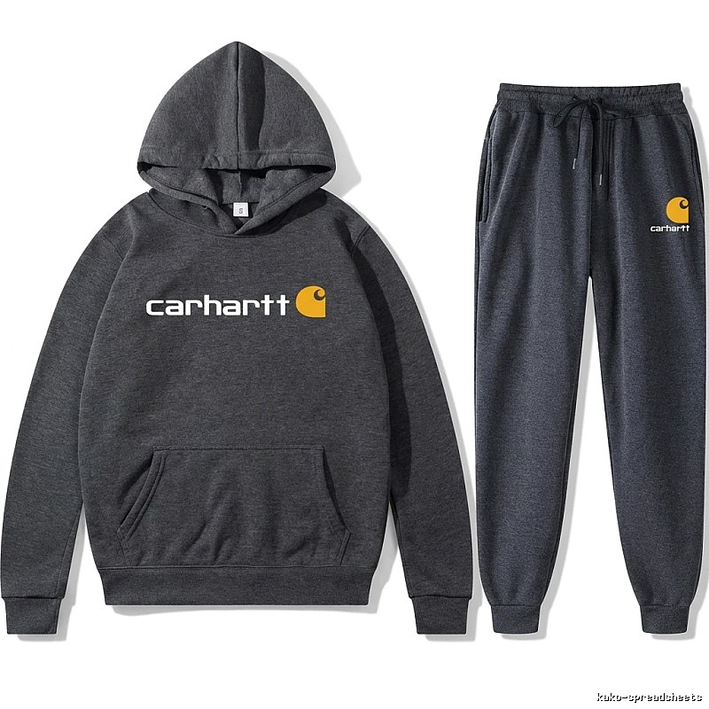 Carhartt basic gray sweatshirt suit
