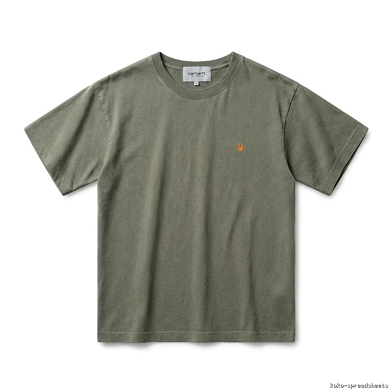 Carhartt basic retro style olive green T-shirt
